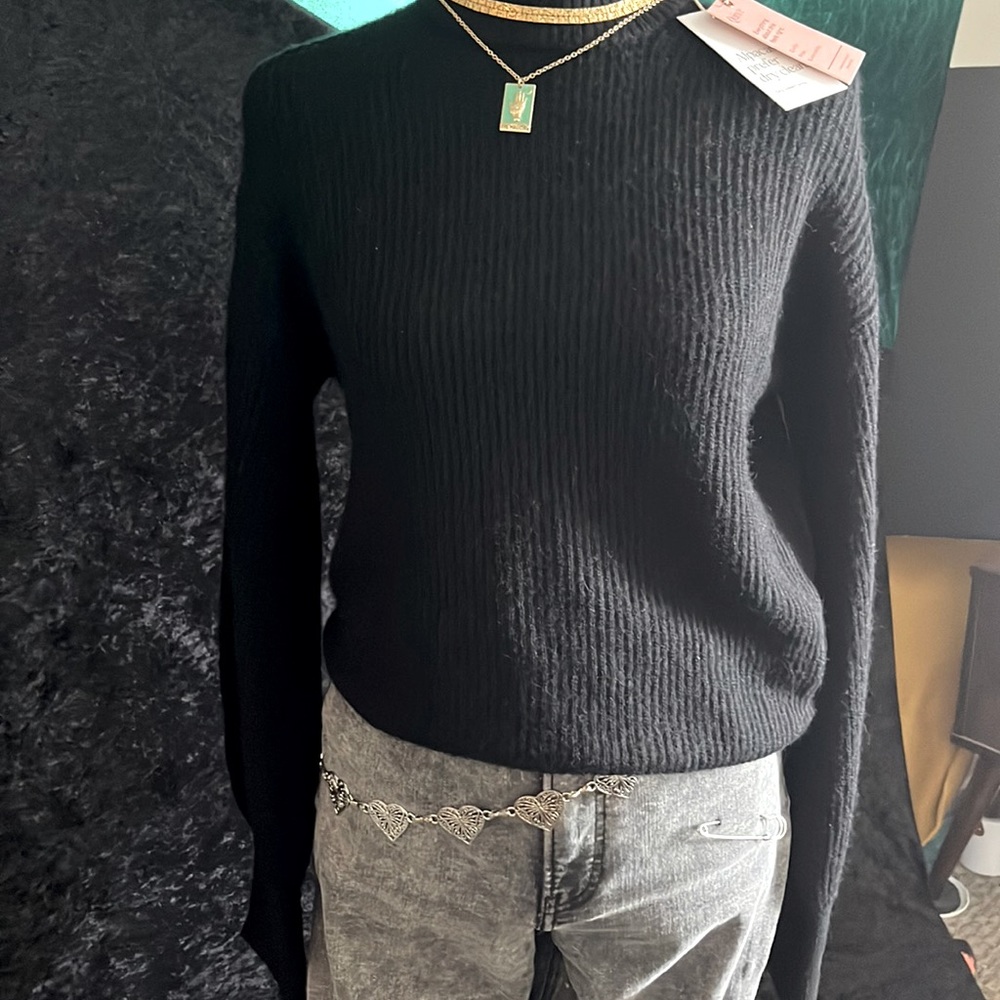 BRAND NEW Black Quince XS super soft sweater merino wool & alpaca EXTRA SMALL